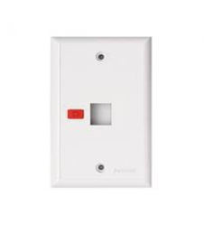 NITROTEL - FACEPLATE, 120 TYPE, 1 PORT WITH ICONS (TAPA DE 1 PUERTO)