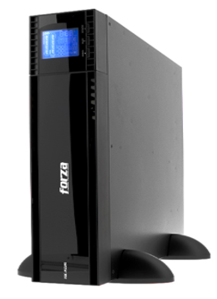 Forza UPS en línea, 2000VA/2000W, 8 salidas IEC, LCD, torre/bast-220V