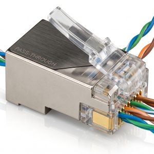 NITROTEL - KEYSTONE JACK FULLY CAT 6A SHIELDED 180 DEGREES (NTKJ6ASH)
