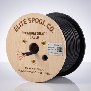 NITROTEL - CABLE CAT 6 DIRECT BURIAL 23 AWG SOLID 4PR UTP, GEL TYPE, LLDPE (BLACK) *** BOX DE 305 MTS *** (NTNC6EBK-DB)